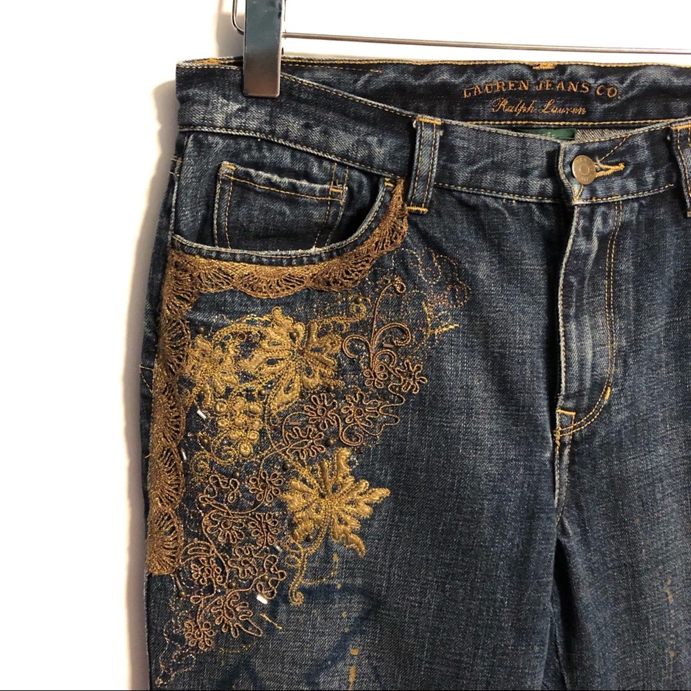 Lauren Jeans Co. Ralph Lauren Paint Splatt…
